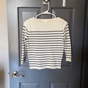 H&M navy striped sweater